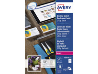 Visitekaart Avery C32026-25 2-zijdig 270gr 250stuks