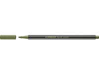 Viltstift STABILO Pen 68/843 medium metallic lichtgroen