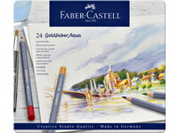 Kleurpotloden Faber-Castell Goldfaber aquarel assorti blik à 24 stuks