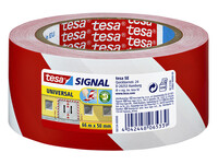 Waarschuwings- en markeringstape tesa® Signal Universal 50mmx66m rood/wit