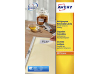 Etiket Avery L4737REV-25 63.5x29.6mm afneembaar wit 675stuks