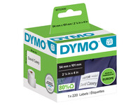 Etiket Dymo 99014 labelwriter 54x101mm adreslabel badge 220stuks