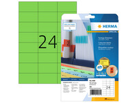 Etiket HERMA 4469 70x37mm verwijderbaar groen 480stuks