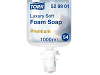 Handzeep Tork S4 foam luxe zacht geparfumeerd 1000ml 520901