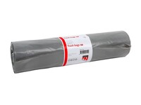 Afvalzak Quantore LDPE T50 60L grijs extra stevig 60x90cm 25 stuks