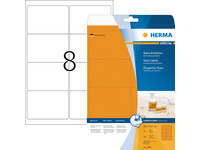 Etiket HERMA 5145 99.1x67.7mm fluor oranje 160stuks