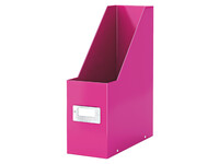 Tijdschriftcassette Leitz WOW Click & Store roze