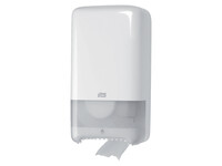 Toiletpapierdispenser Tork Twin Mid-size T6 Elevation wit 557500