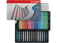 Viltstift STABILO Pen 68 blik à 40 kleuren