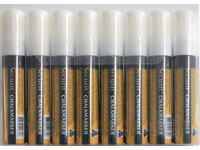 Krijtstift Securit SMA-720 blok wit 7-15mm blister à 8st