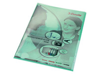 L-map Leitz Premium copy safe 0.15mm PVC A4 groen