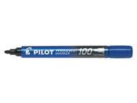 Viltstift PILOT 100 rond fijn blauw