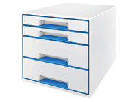 Ladenbox Leitz WOW 4 laden wit/blauw