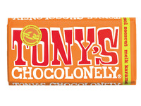 Chocolade Tony's Chocolonely melk karamel zeezout reep 180gr