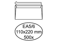 Envelop Quantore bank EA5/6 110x220mm zelfklevend wit 500st.