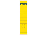 Rugetiket Leitz breed/lang 62x285mm zelfklevend geel