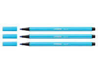 Viltstift STABILO Pen 68/57 azuur blauw