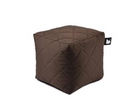 Poef Extreme Lounging b-box Outdoor Quilted Bruin