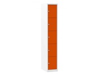 Lockerkast Ceha Multi-Color Glad 5-deurs 400mm Oranje